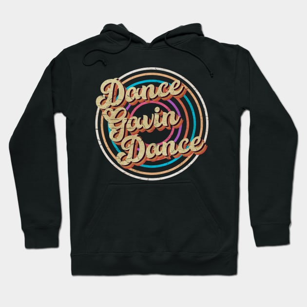 vintage circle line color Dance Gavin Dance Hoodie by KirikKikuk.Store